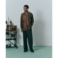 FLAT FRONT WIDE TROUSERS ORGANIC WOOL SURVIVAL CLOTH