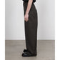FLAT FRONT WIDE TROUSERS ORGANIC WOOL SURVIVAL CLOTH