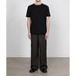 FLAT FRONT WIDE TROUSERS ORGANIC WOOL SURVIVAL CLOTH