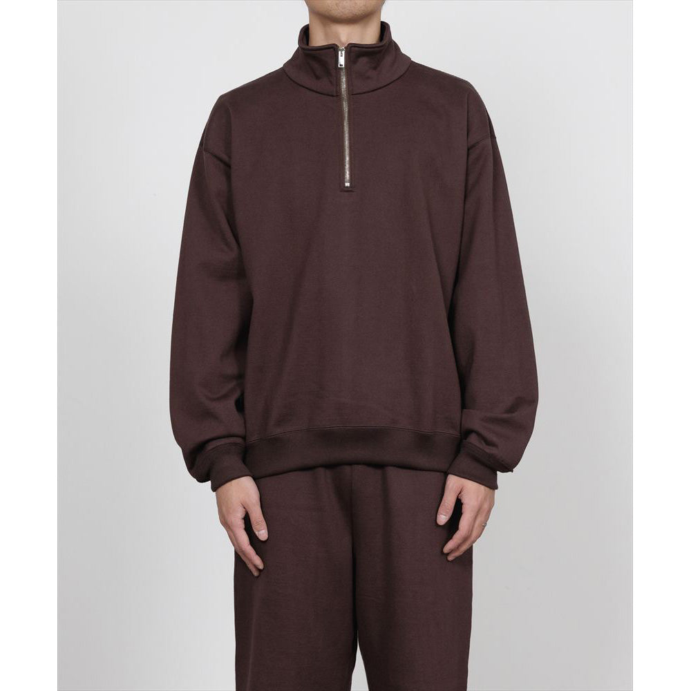 COMFORT HALF ZIP ORGANIC COTTON HEAVY FLEECE