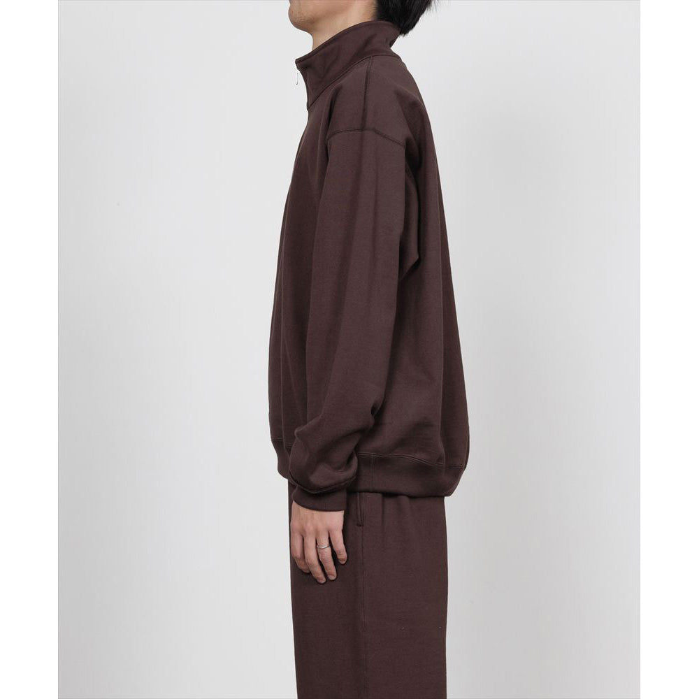 COMFORT HALF ZIP ORGANIC COTTON HEAVY FLEECE