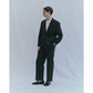 DOUBLE PLEATED SEMI EASY TROUSERS POLWARTH TUXEDO CLOTH