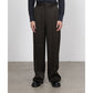 FLAT FRONT WIDE TROUSERS POLWARTH TUXEDO CLOTH