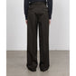 FLAT FRONT WIDE TROUSERS POLWARTH TUXEDO CLOTH