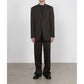 FLAT FRONT WIDE TROUSERS POLWARTH TUXEDO CLOTH