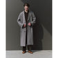 FLAT FRONT WIDE TROUSERS POLWARTH TUXEDO CLOTH