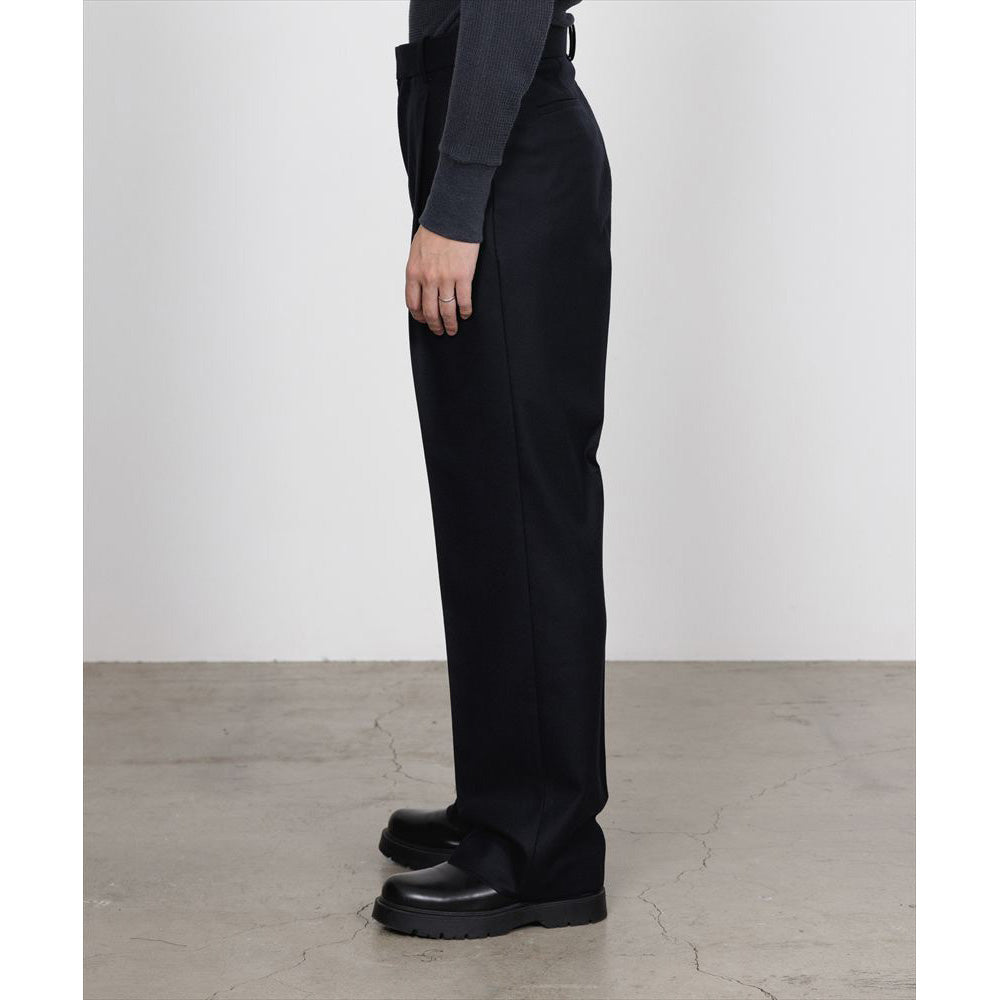 MARKAWARE(マーカウェア) - DOUBLE PLEATED STRAIGHT TROUSERS WOOL