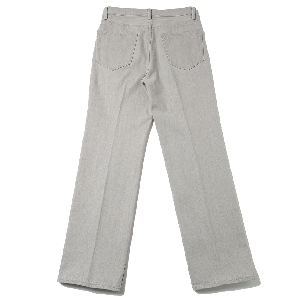 AURALEE) FADED HARD TWIST BROWN DENIM 5P PANTS (A26SP01BD