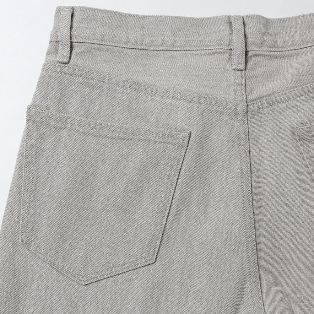 FADED HARD TWIST BROWN DENIM 5P PANTS