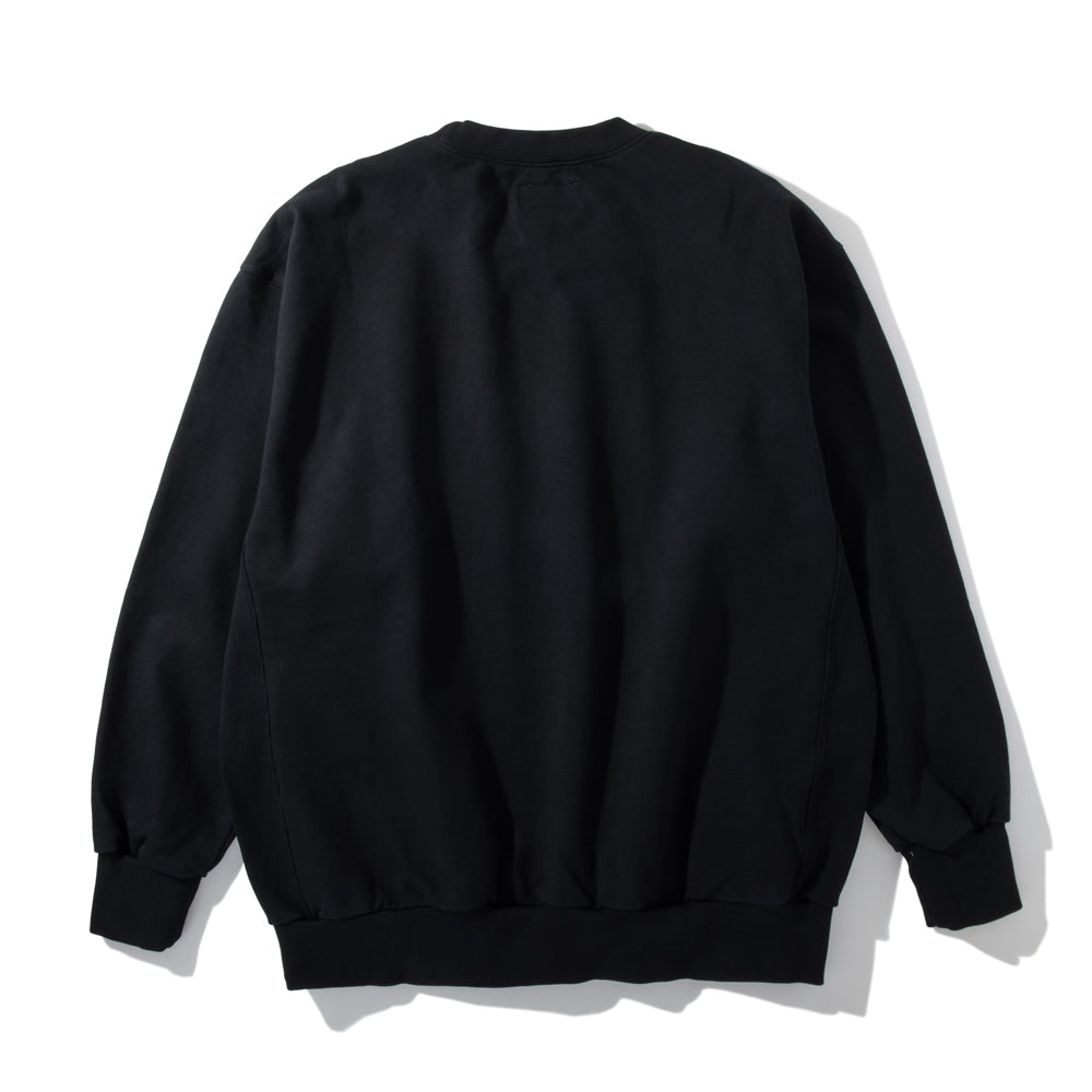 GARMENT DYE CREW NECK SWEAT