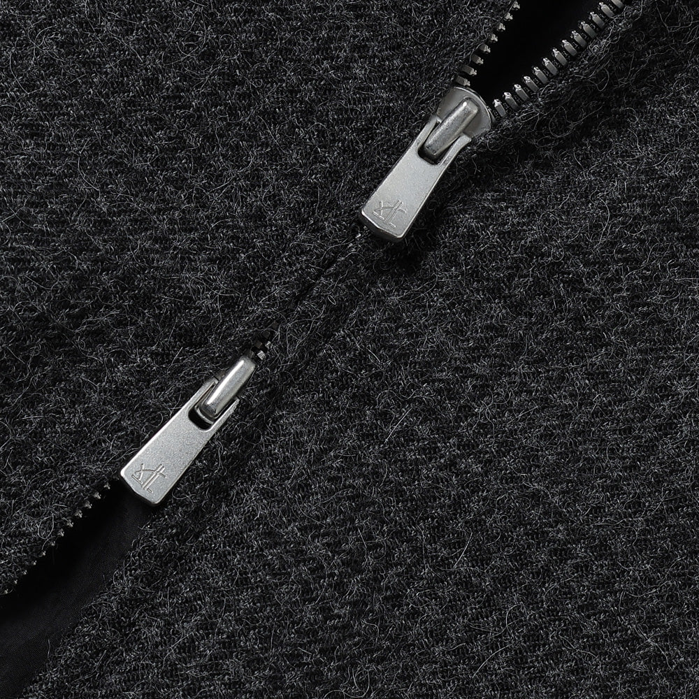 ALPACA HOUND TOOTH HARRINGTON JACKET