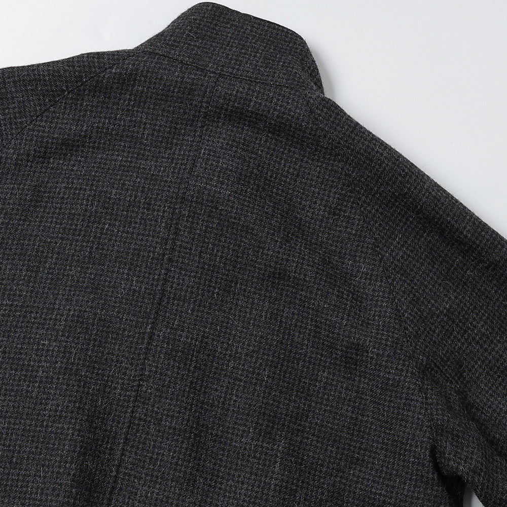 ALPACA HOUND TOOTH HARRINGTON JACKET