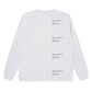 REPEATED FABRIC LOGO L/S TEE