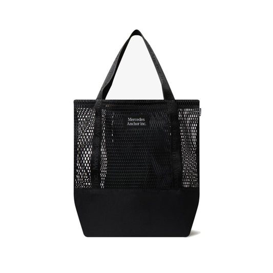 LOGO TAPED MESH TOTE