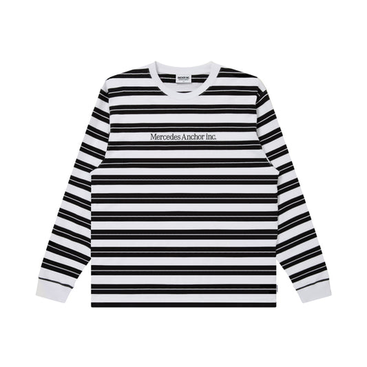 ONE LINE LOGO MULTI BORDER L/S TEE