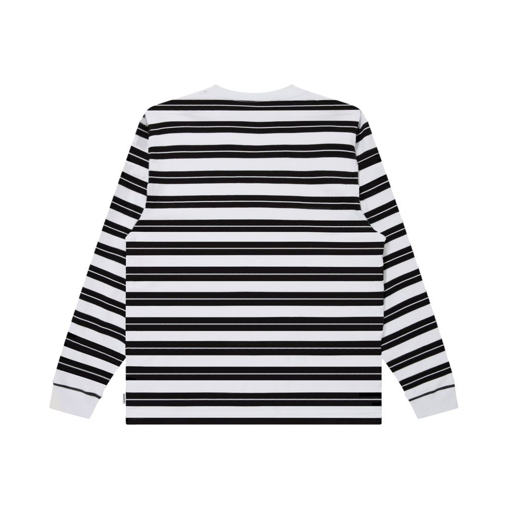 ONE LINE LOGO MULTI BORDER L/S TEE