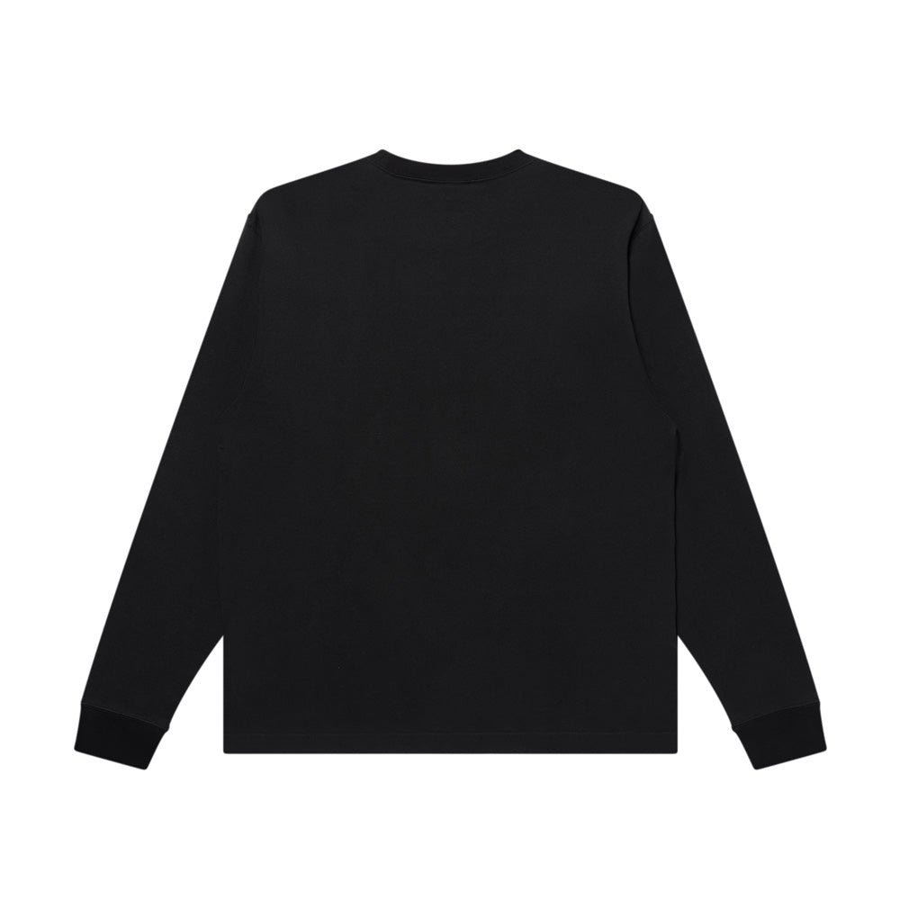 FLOCKED LOGO L/S TEE