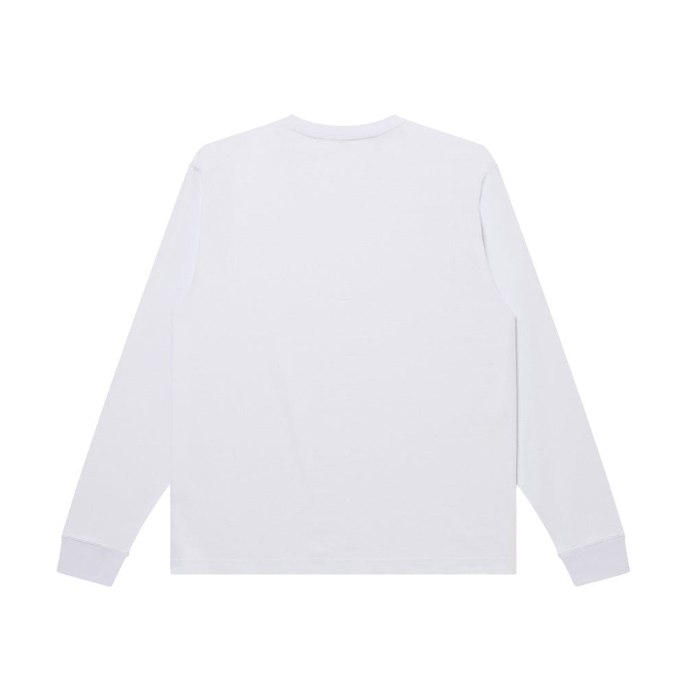 FLOCKED LOGO L/S TEE