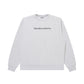 ONE LINE LOGO CREW SWEAT