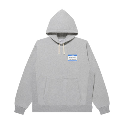 NAME BADGE LABEL HOODIE