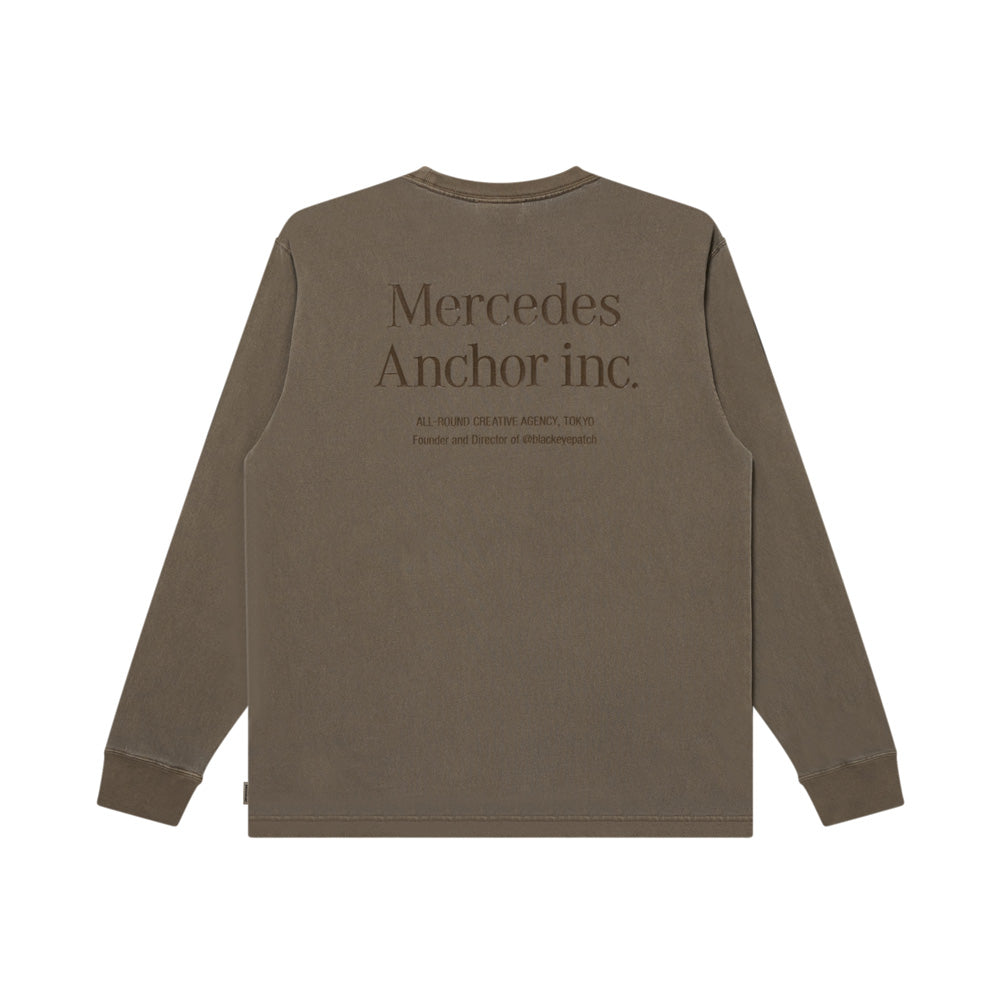 Mercedes Anchor Inc. カットソー ANCHOR INC.) PIGMENT DYED L/S TEE (ANCSS26LT03) | ANCHOR INC