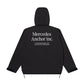 HOODED NYLON TRACK JACKET