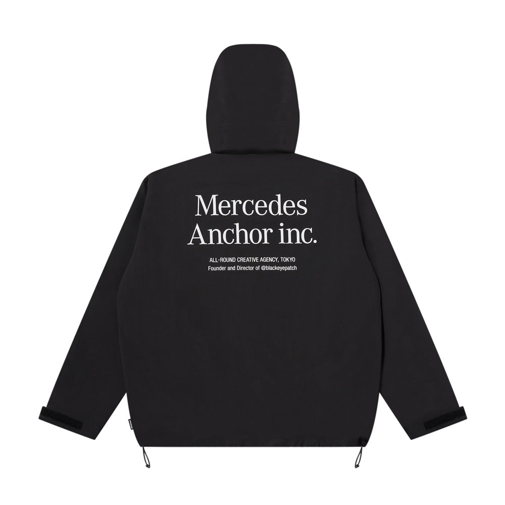 HOODED NYLON TRACK JACKET