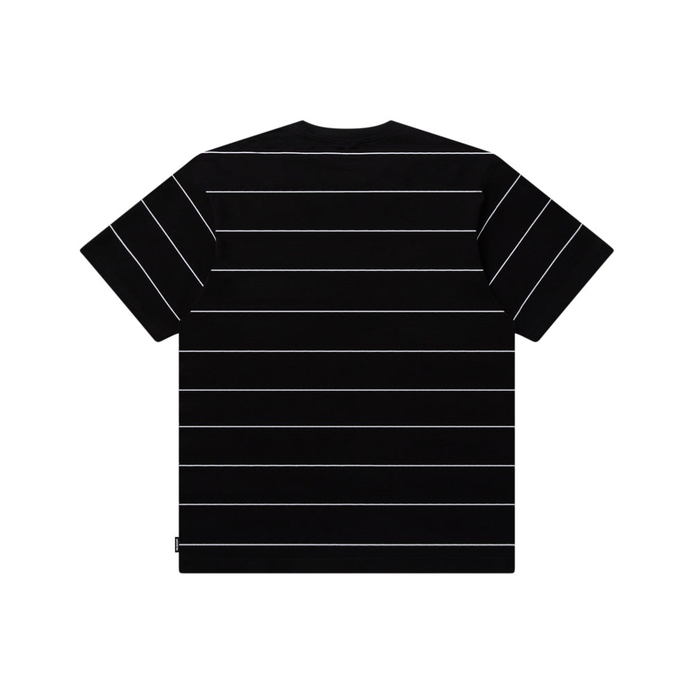 BOLD LOGO PATCHED STRIPED TEE