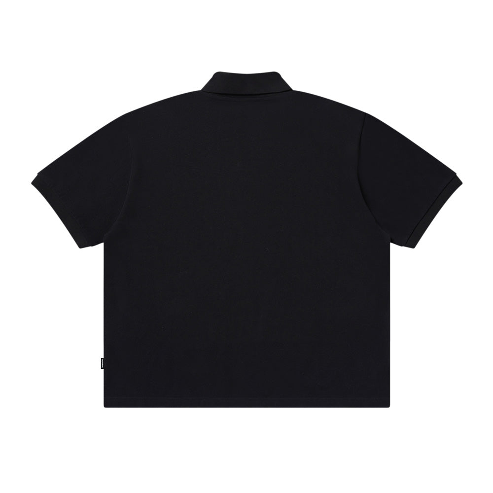 BOLD LOGO PATCHED POLO SHIRT