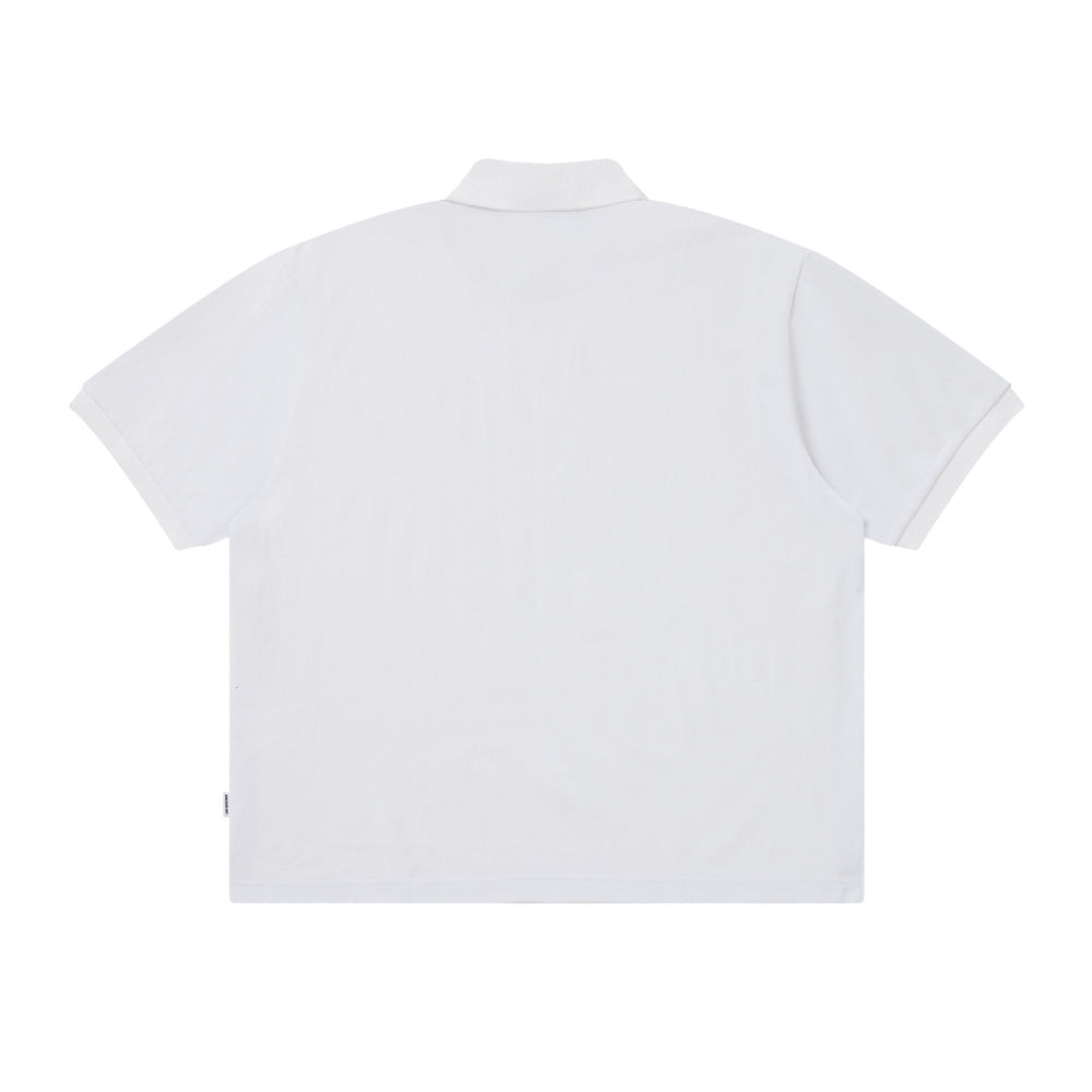 BOLD LOGO PATCHED POLO SHIRT