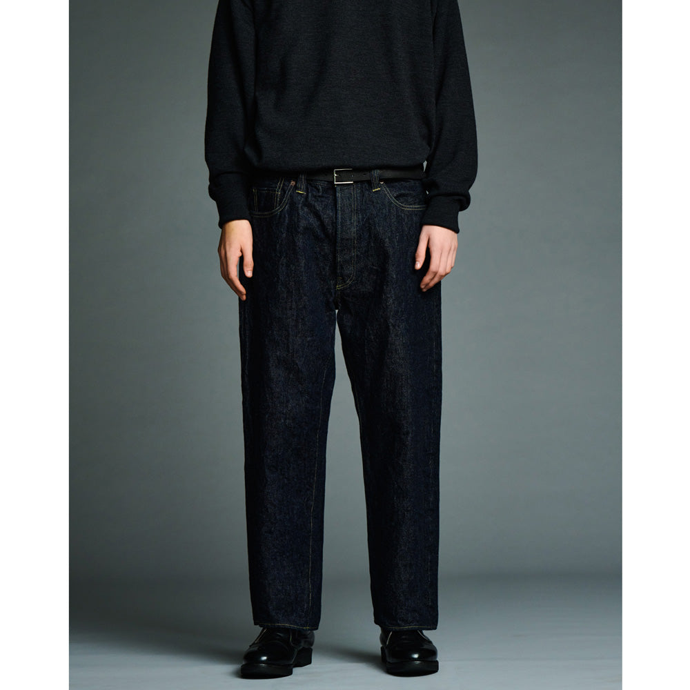 Washed Denim Wide Pants Available from June 6th