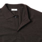 COTTON YAK KNIT POLO CARDIGAN