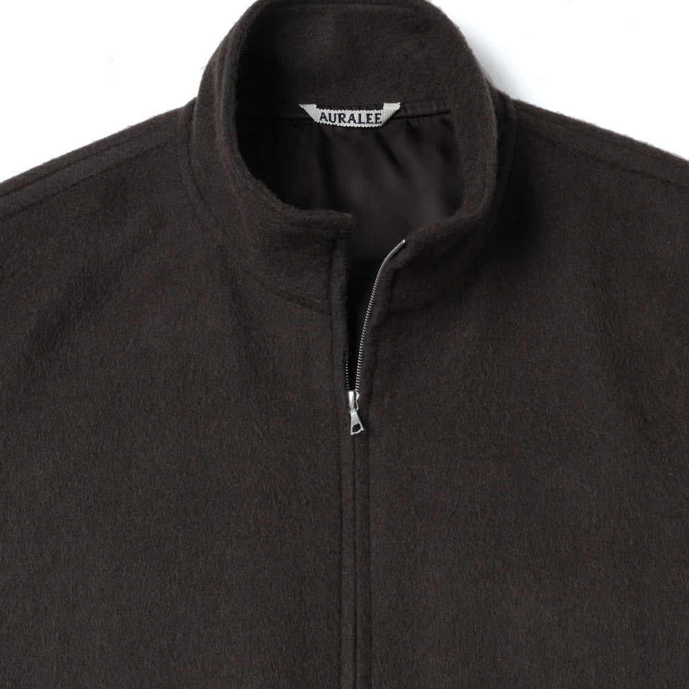 BABY CAMEL FLANNEL ZIP BLOUSON