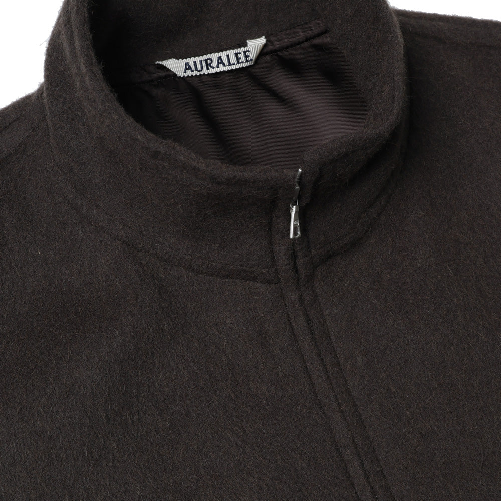 BABY CAMEL FLANNEL ZIP BLOUSON