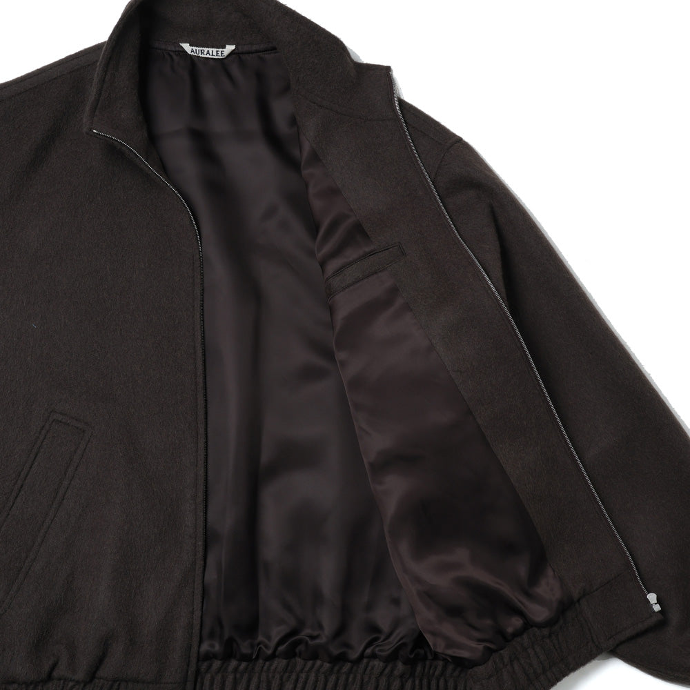 BABY CAMEL FLANNEL ZIP BLOUSON