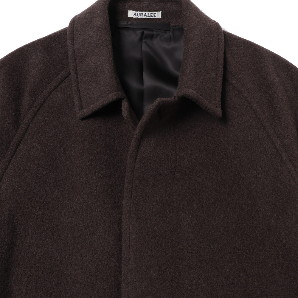 SUPER FINE WOOL MOSSER SOUTIEN COLLAR COAT