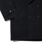 WOOL HERRINGBONE SHAWL COLLAR COAT