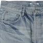 SELVEDGE FADED HEAVY DENIM WIDE PANTS