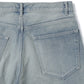 SELVEDGE FADED HEAVY DENIM WIDE PANTS