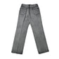 FADED HEAVY DENIM CENTER-PLEATED WIDE PANTS