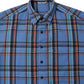 CASHMERE SILK CHECKED FLANNEL SHIRT