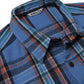 CASHMERE SILK CHECKED FLANNEL SHIRT