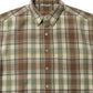 CASHMERE SILK CHECKED FLANNEL SHIRT