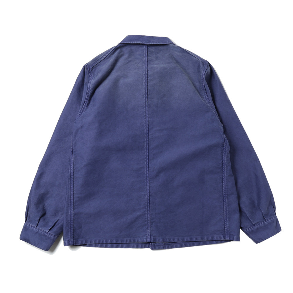 GARMENT-DYED ORGANIC COTTON HEAVY MOLESKIN COVERALL