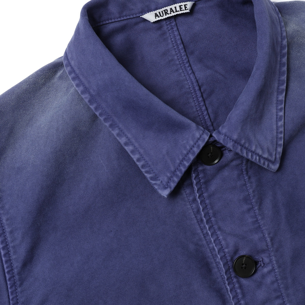 GARMENT-DYED ORGANIC COTTON HEAVY MOLESKIN COVERALL