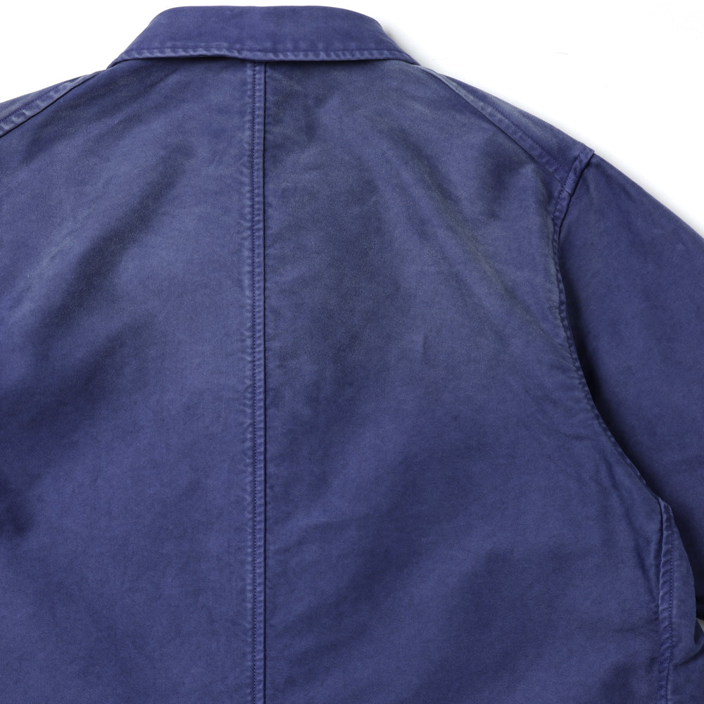 GARMENT-DYED ORGANIC COTTON HEAVY MOLESKIN COVERALL
