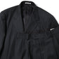 BLUEFACED WOOL TWO-TUCK SLACKS