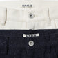 SILK NEP DENIM 5P WIDE PANTS
