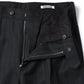 BLUEFACED WOOL TWO-TUCK SLACKS