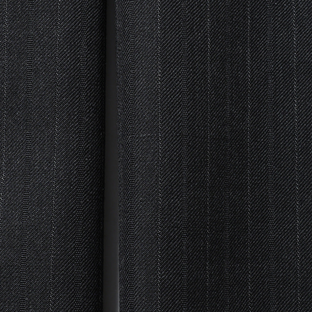BLUEFACED WOOL TWO-TUCK SLACKS